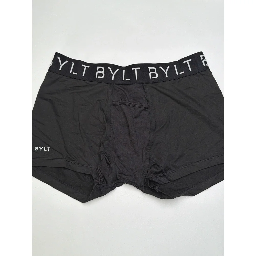 BYLT Men's Black Premium Basics Boxer Briefs Size L‎ Performance Underwear